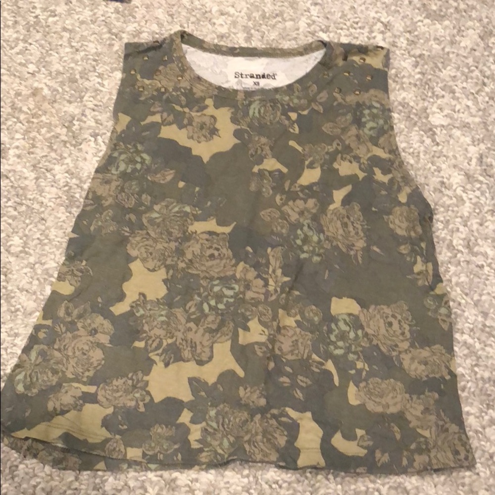 Camo tank top